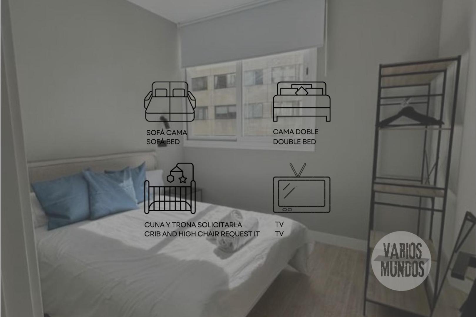 Central Apt De 2Hab Para 5Pax En Calle Silva E2 Madrid Exterior foto